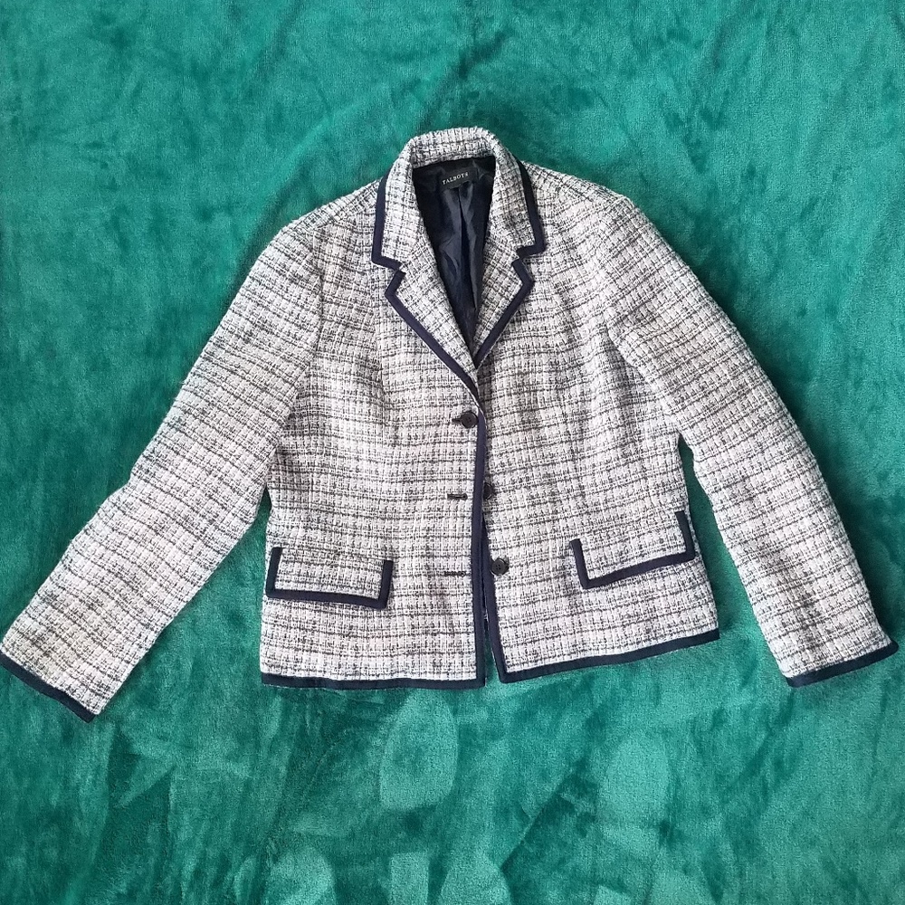 Tweed blazer from Talbots